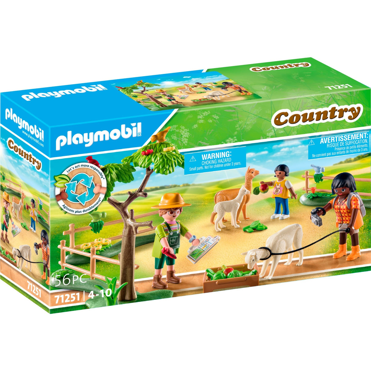 Playmobil Country Alpaca Walk 71251