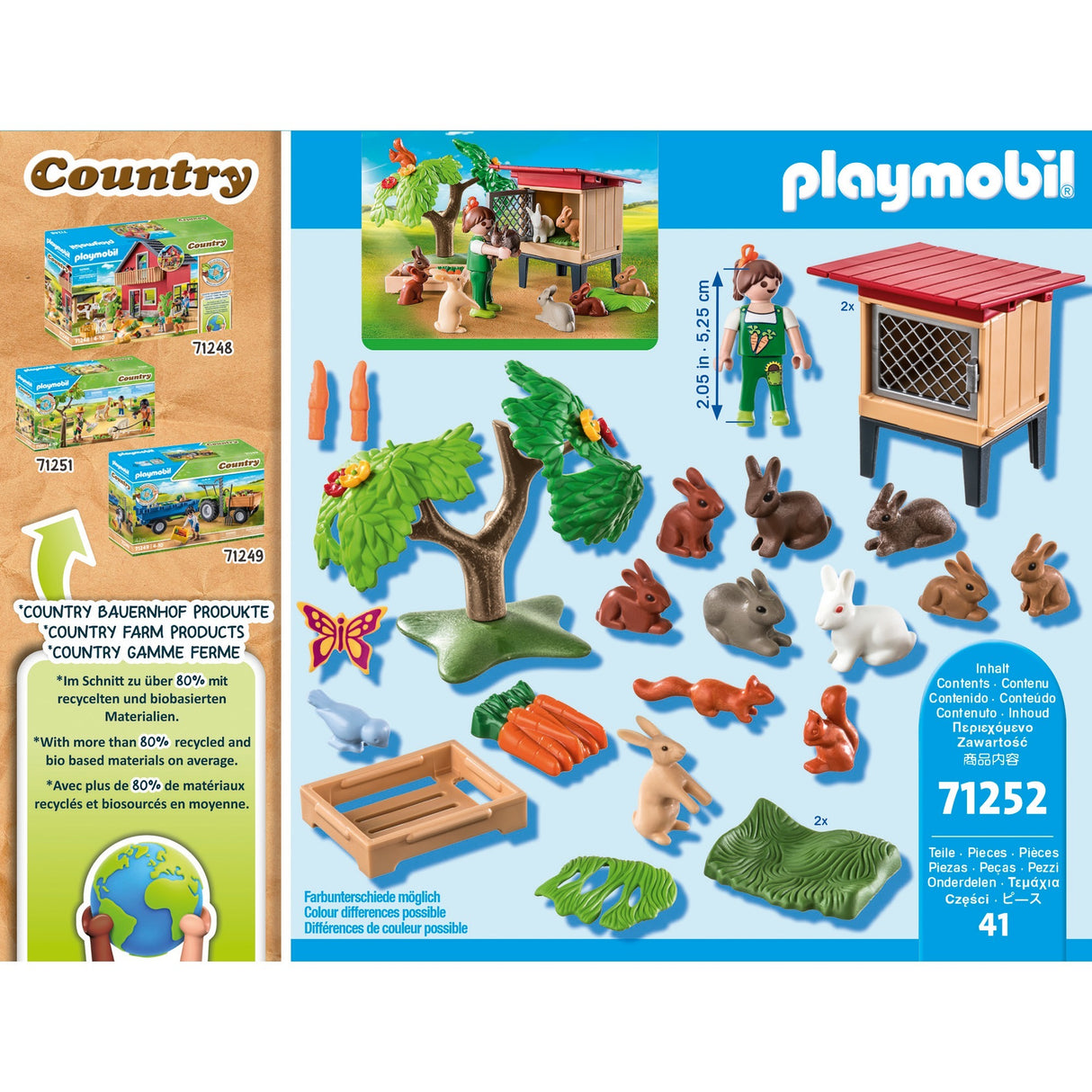 Playmobil Country Rabbit Hob 71252