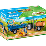 Country Tractor Playmobil s přívěsem 71249