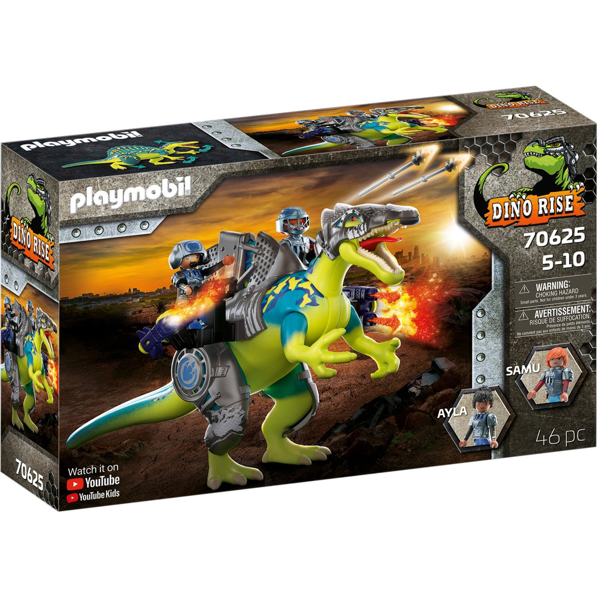 Playmobil Rise Spinosaurus: Double défense Crack