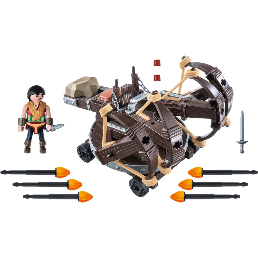 Playmobil Dragons Eret avec Ballista à quatre fois