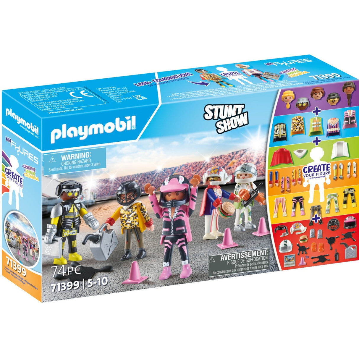 Playmobil City Life Mine figurer: Stuntshow 71399