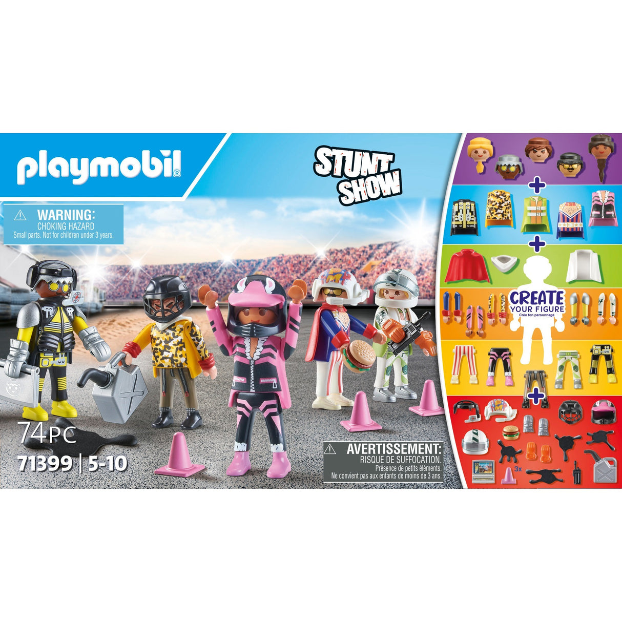 Playmobil City Life Mine figurer: Stuntshow 71399