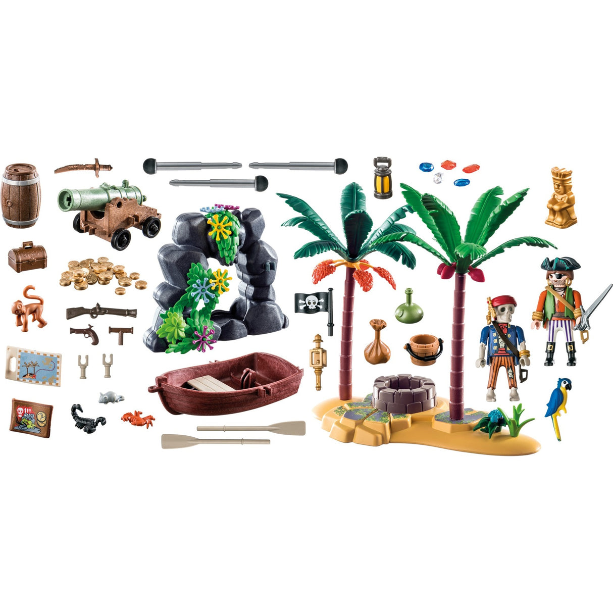 Playmobil Playmobil Pirates Pirate Treasure with Skeleton