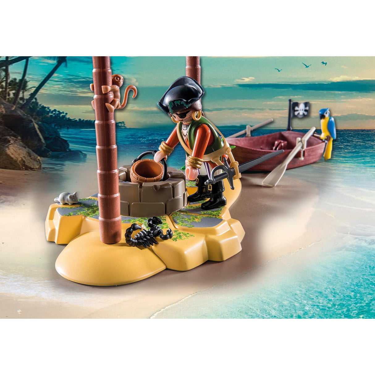 Playmobil Playmobil Pirates Pirate Treasure with Skeleton