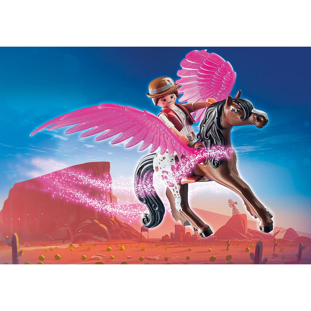 Playmobil playmobil le film Marla et Del avec Horse Winged