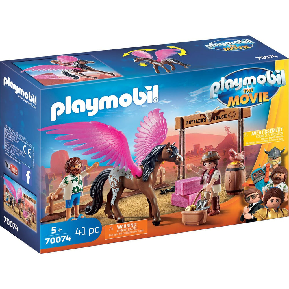 Playmobil playmobil le film Marla et Del avec Horse Winged