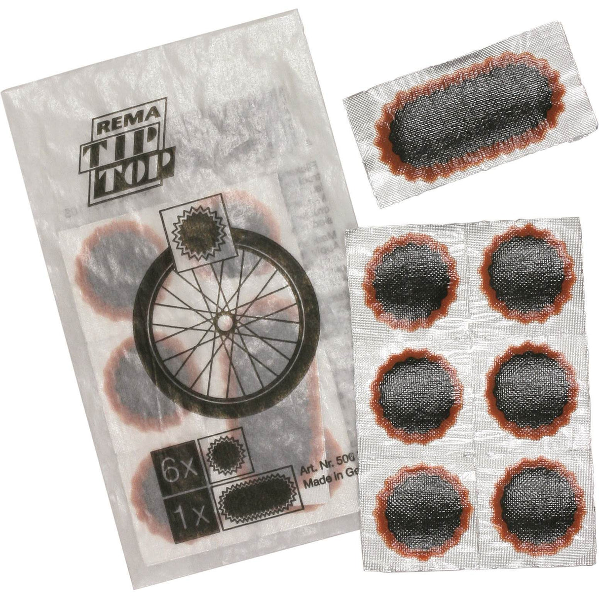 Rema Tiptop Plaster Strip, 6x ronde et 1x long