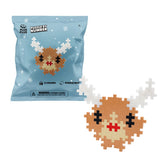 Plus-plus puzzle by number kerstmis - rendier (4413)