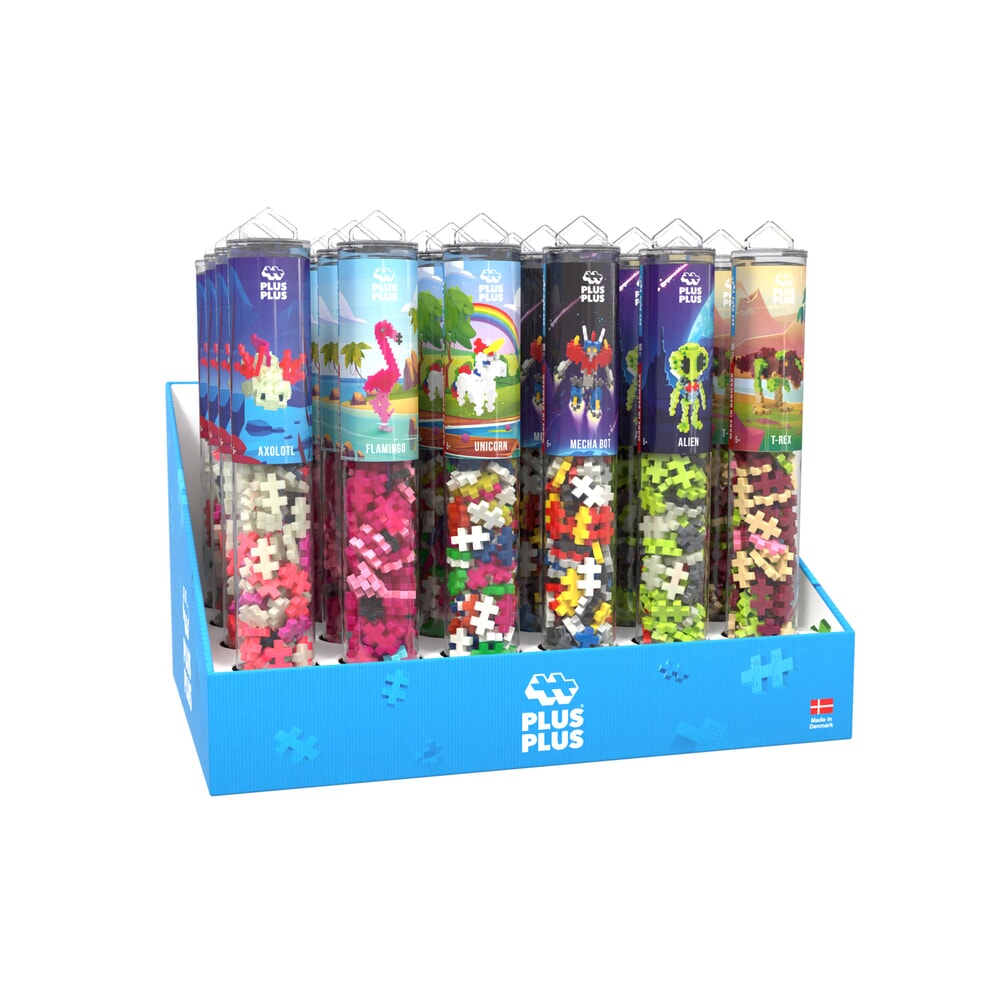 Plus plus plus-plus caractères mixtes 100 pièces 3 affichage 24 pièces (7525)