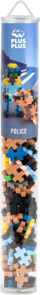 Plus plus tube police plus-plus : 100 pièces (4296)