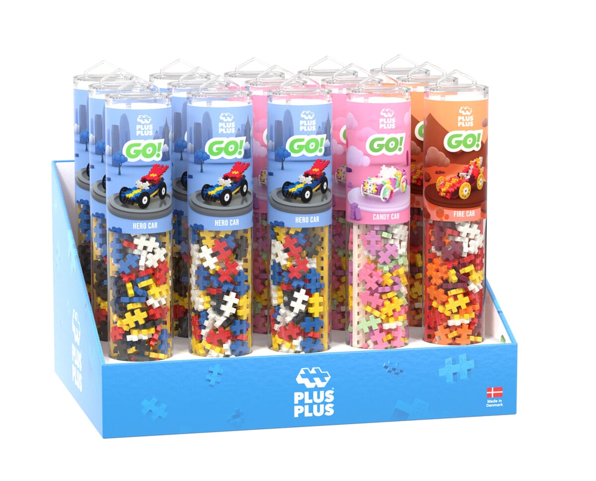 Tubes de voitures de couleur plus plus plus-plus : 15 pièces (7280)