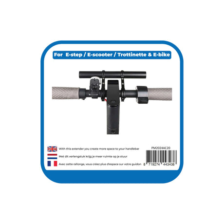 Pro-mounts e-step rallonge de guidon grand noir