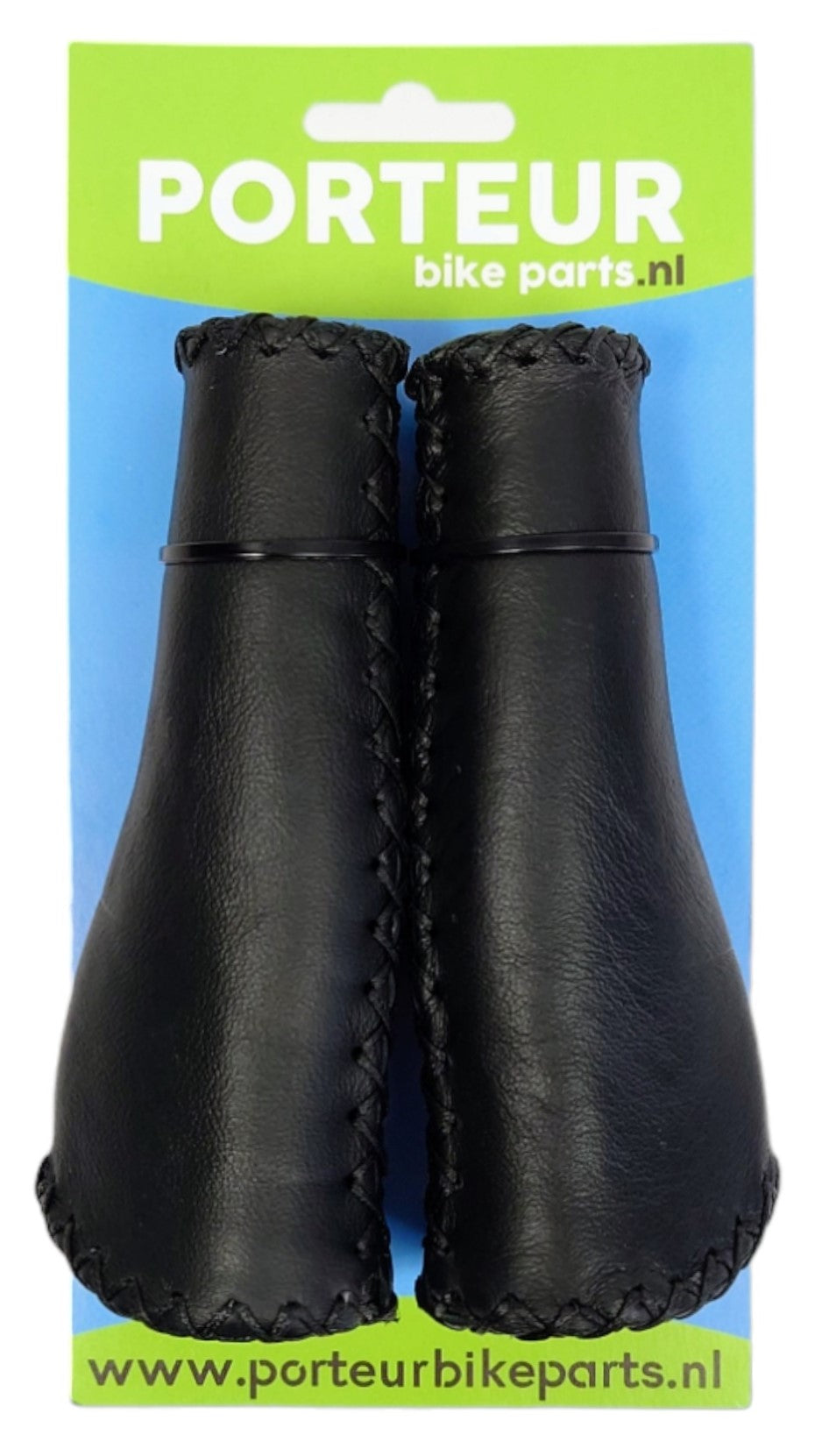 Portur Handles en cuir aile noire