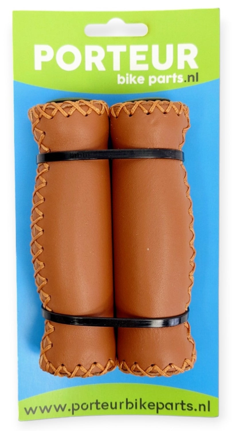 Portur Patrins en cuir marron