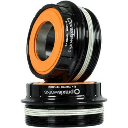 Adaptateur de violation inférieure Praxis M24 Shimano T47 Road Mtb 68-73 mm