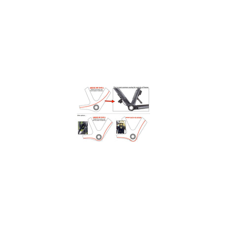 Adaptateur de pédalier Praxis m24 shimano bb30 pf30 route 68mm