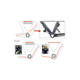Adaptateur de pédalier Praxis m30 bb30 pf30 vtt 73mm