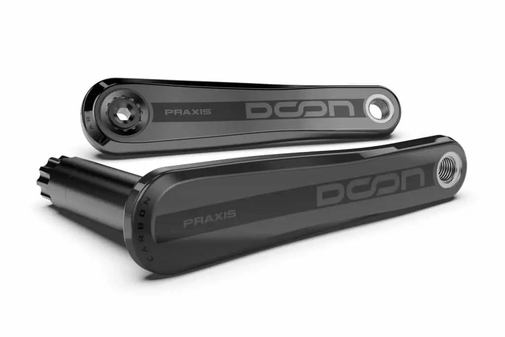 Pédalier Praxis doon carbone 170mm (jeu de bras sans anneau)