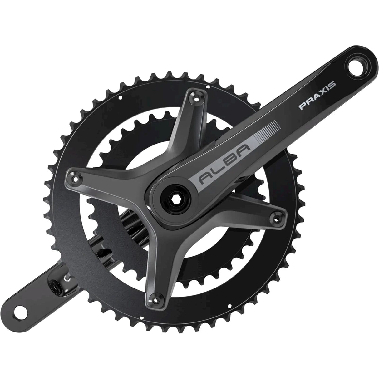 Pédalier Praxis alba m30 dm 172,5mm 50 34t lt2 10 11 12sp
