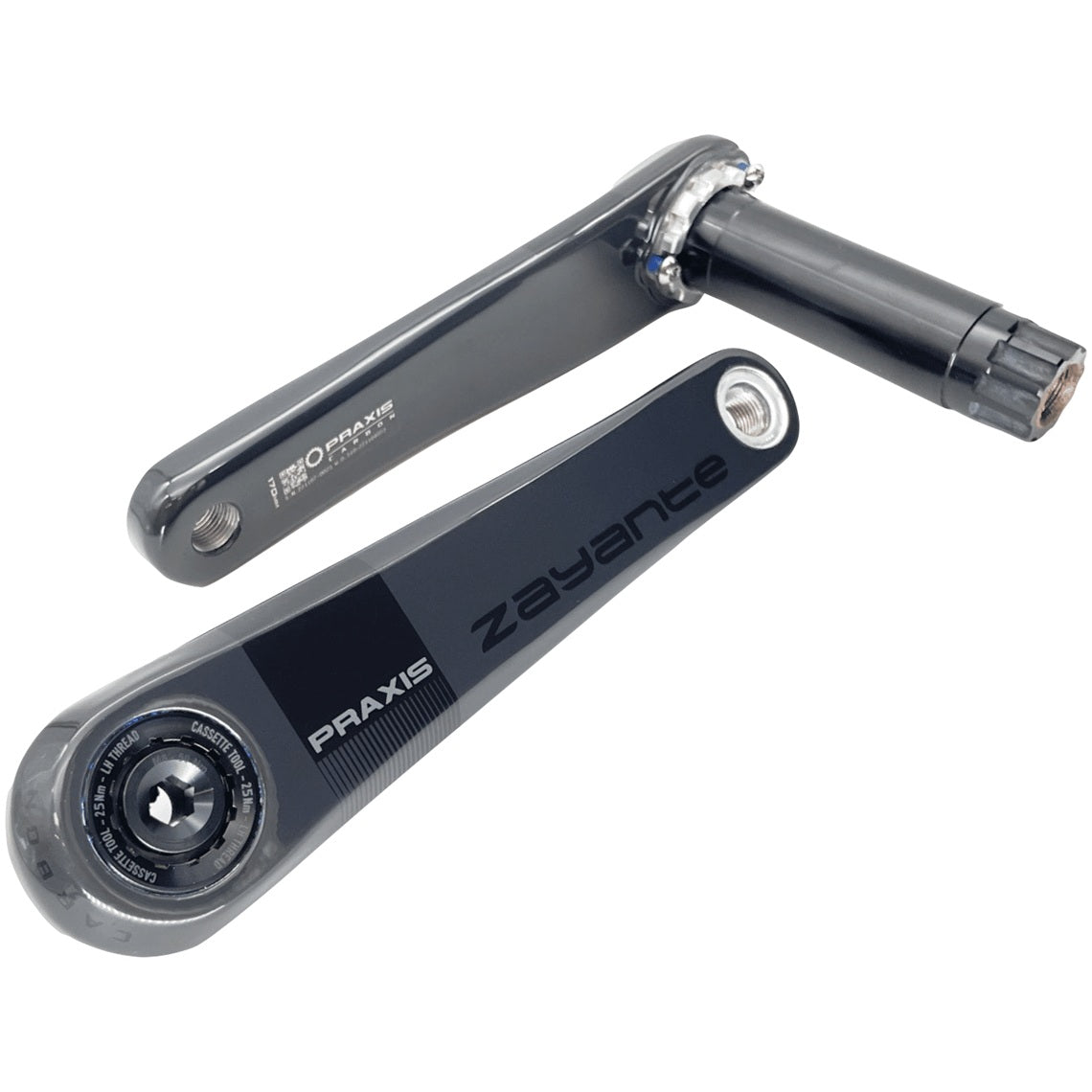 Pédalier Praxis zayante carbone m30 160mm (jeu de bras)