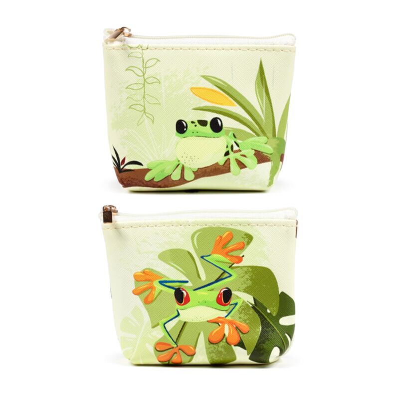Portefeuille PVC Grenouilles tropicales