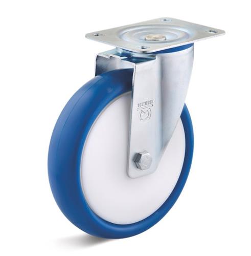 Torwegge roulette pivotante pu ø160 plastique