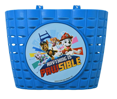 Panier PVC Paw Patrol bleu