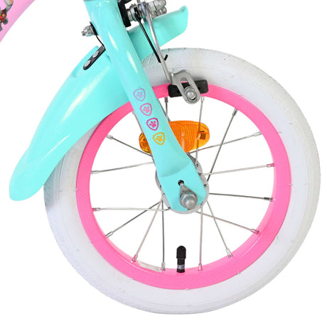 Vélo pour enfants Paw Patrol - filles - 12 pouces - rose - deux freins à main
