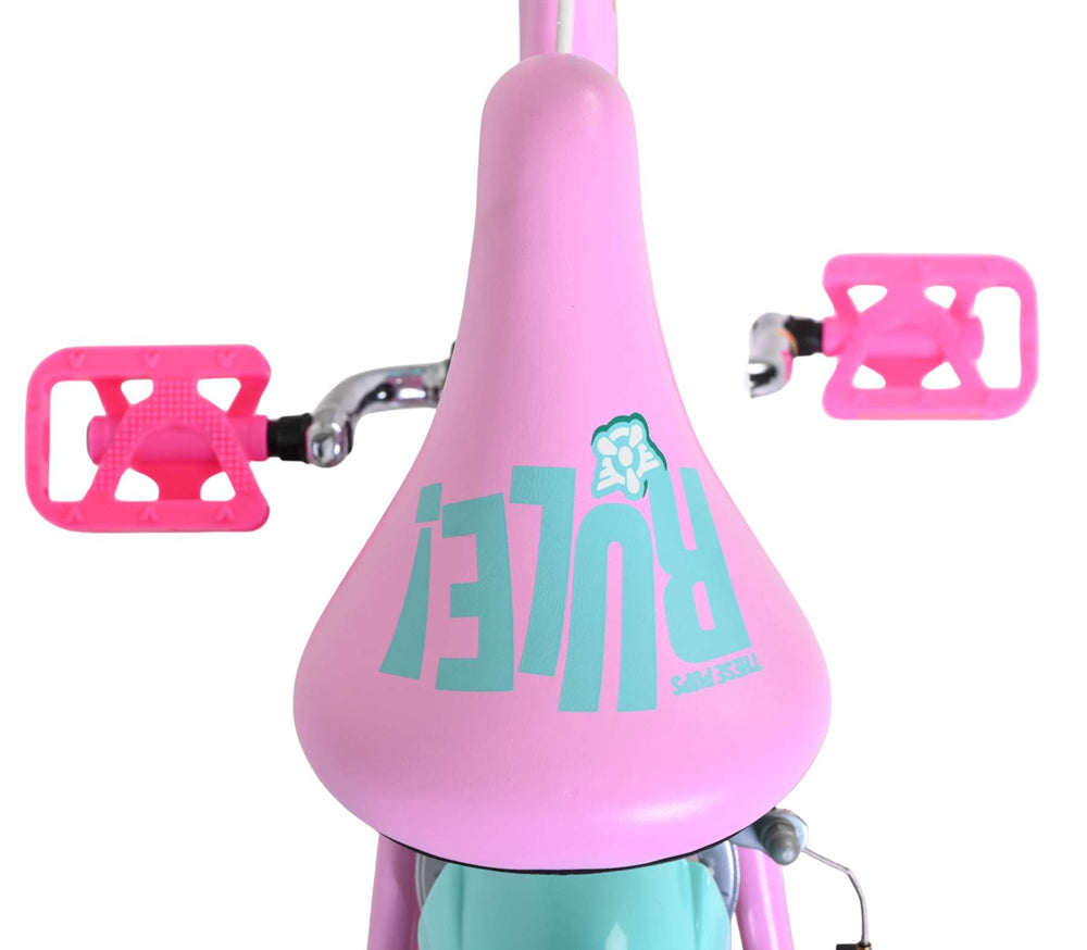 Vélo pour enfants Paw Patrol - filles - 12 pouces - rose - deux freins à main