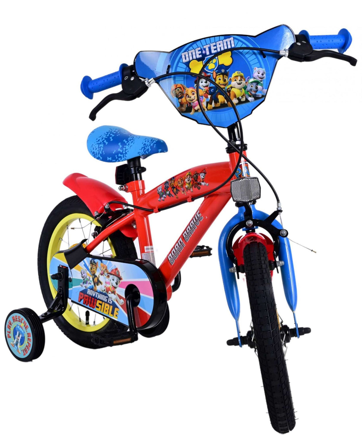 Paw Patrol Children's Bike Boys 14 palcové dvě ruční brzdy