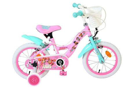 Vélo pour enfants Paw Patrol - filles - 14 pouces - rose - deux freins à main