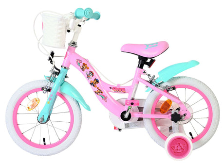 Vélo pour enfants Paw Patrol - filles - 14 pouces - rose - deux freins à main