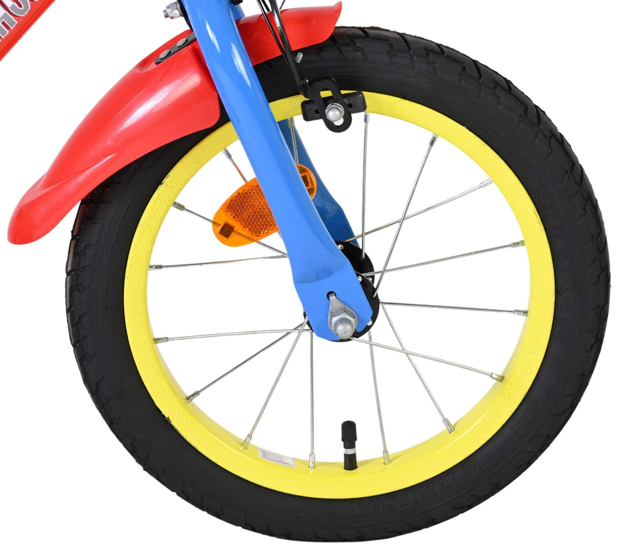Vélo enfant Paw Patrol - garçons - 14 pouces - rouge bleu
