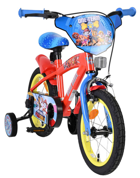 Vélo enfant Paw Patrol - garçons - 14 pouces - rouge bleu