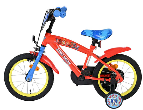Vélo enfant Paw Patrol - garçons - 14 pouces - rouge bleu