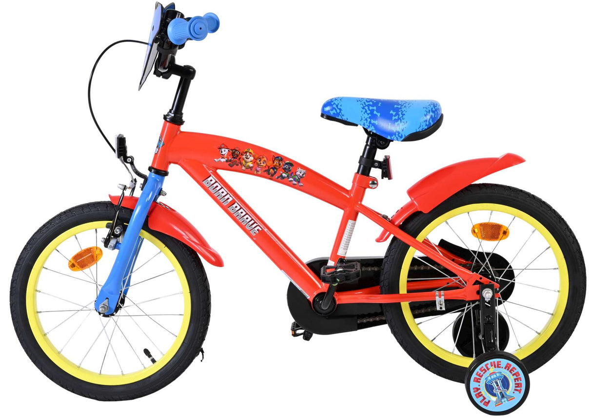 Vélo enfant Paw Patrol - garçons - 16 pouces - rouge bleu