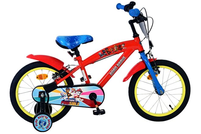 Vélo pour enfants Paw Patrol - garçons - 16 pouces - rouge - deux freins à main