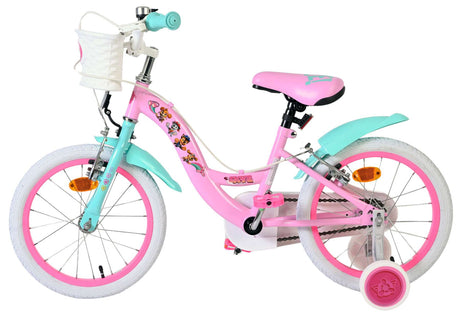 Vélo pour enfants Paw Patrol - filles - 16 pouces - rose - deux freins à main