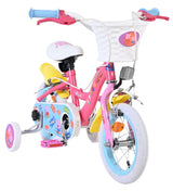 Volare peppa pig kinderfiets - meisjes - 12 inch - roze - twee handremmen