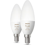 Philips Hue Hue Loose Candle Lampe E14 Couleur blanche 2 Pack