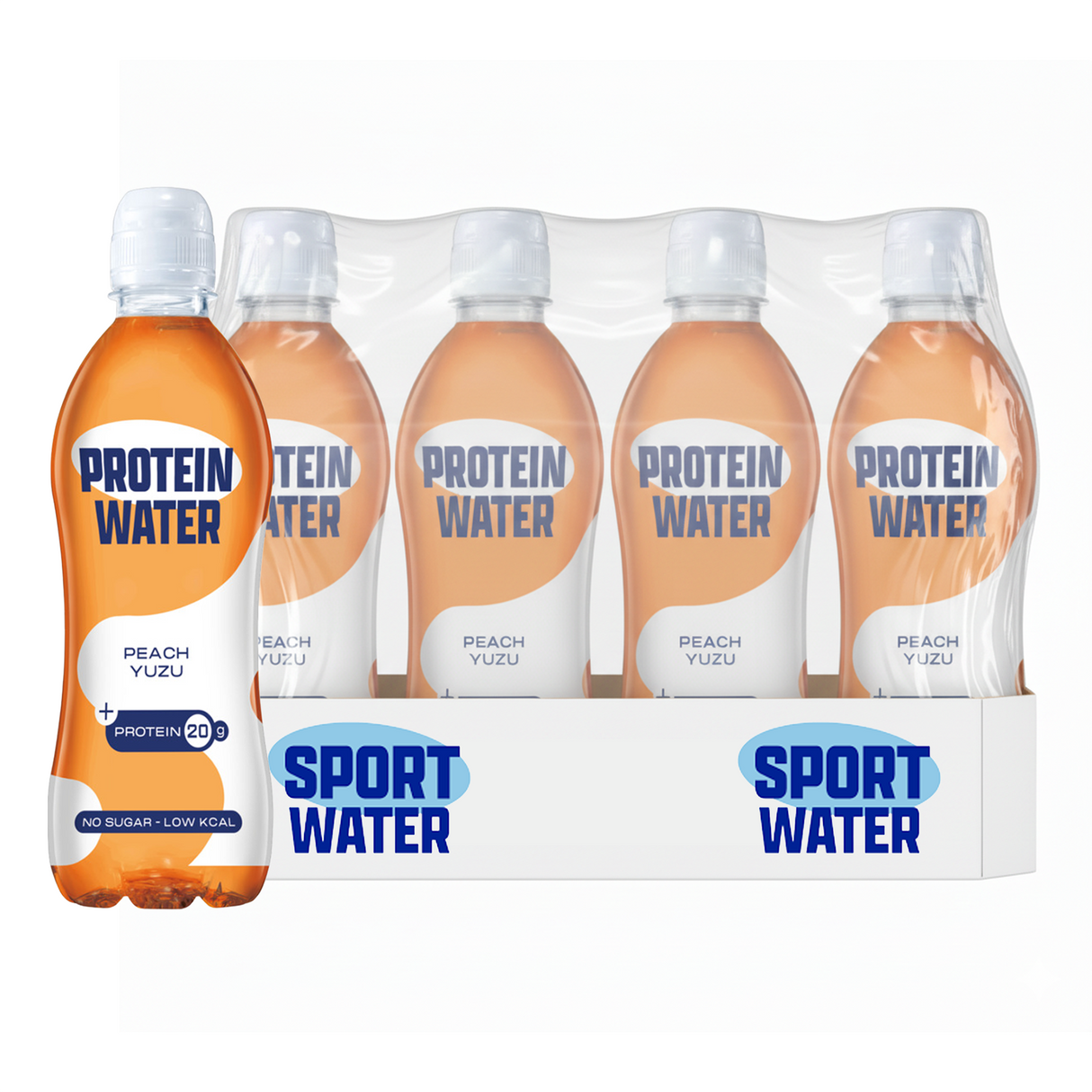 Eau protéinée pêche yuzu pet 0,5 litre