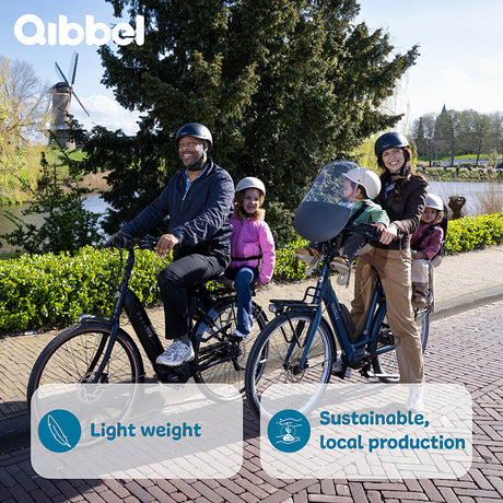Qibbel siège arrière junior mik hd noir complet q350