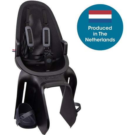 Porte-bagages pneumatique pour siège arrière Qibbel noir