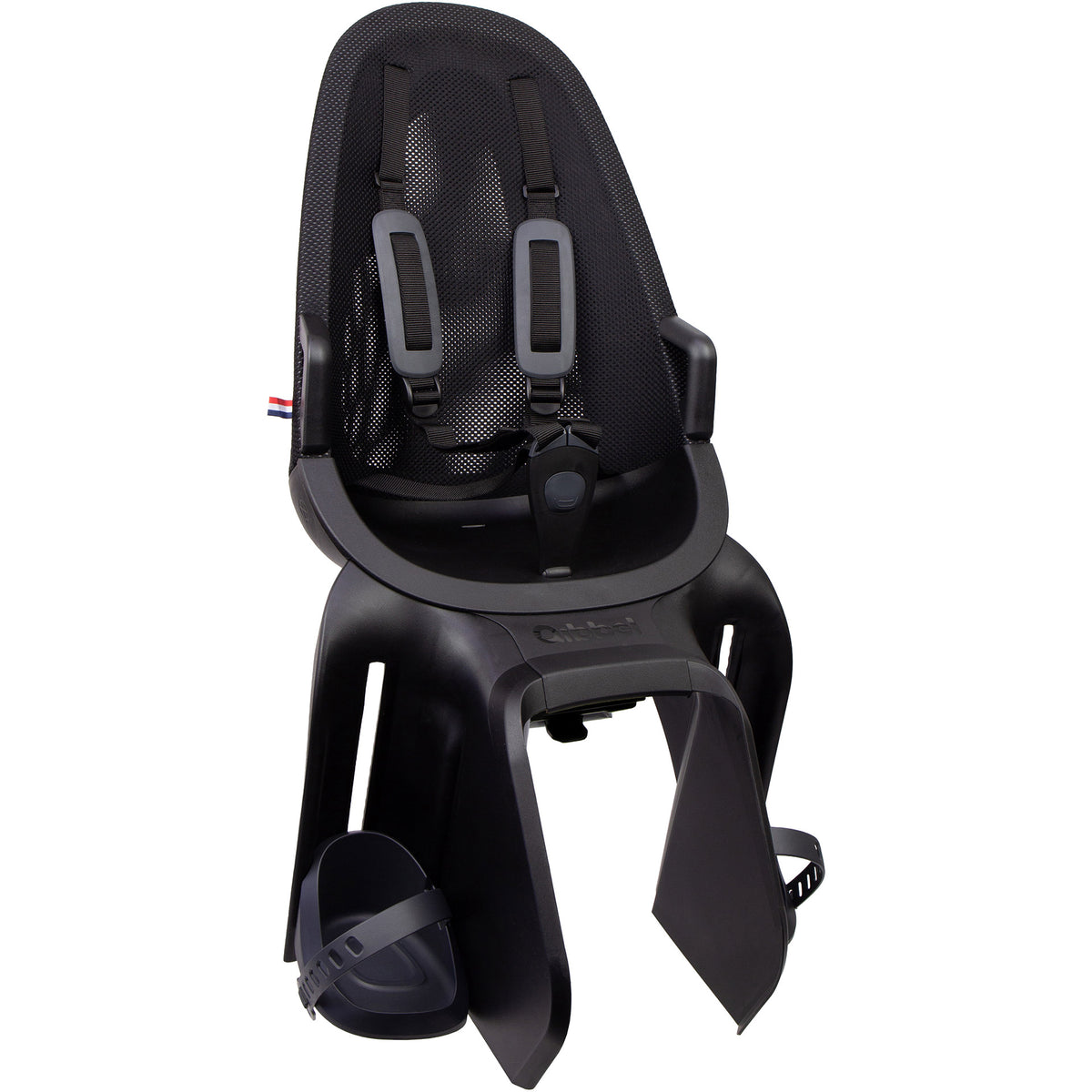 Qibbel siège arrière air avs+ porte-bagages noir
