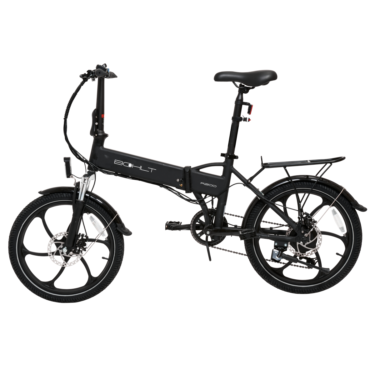 Vélo pliant électrique bohlt r200 noir