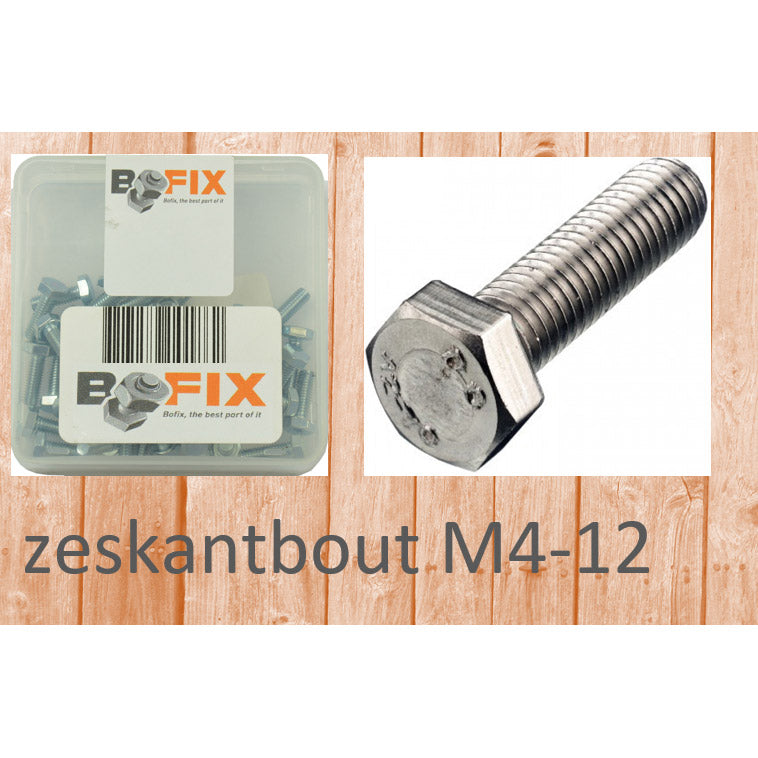 Bofix Sechskant Bolt M4x12 (50st)