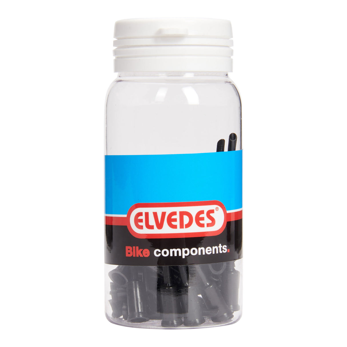 Elvedes embout de capuchon de câble 5mm PVC noir (50pcs)