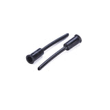 Embout de chapeau de câble Elvedes + soufflet en caoutchouc PVC noir (25 pièces)