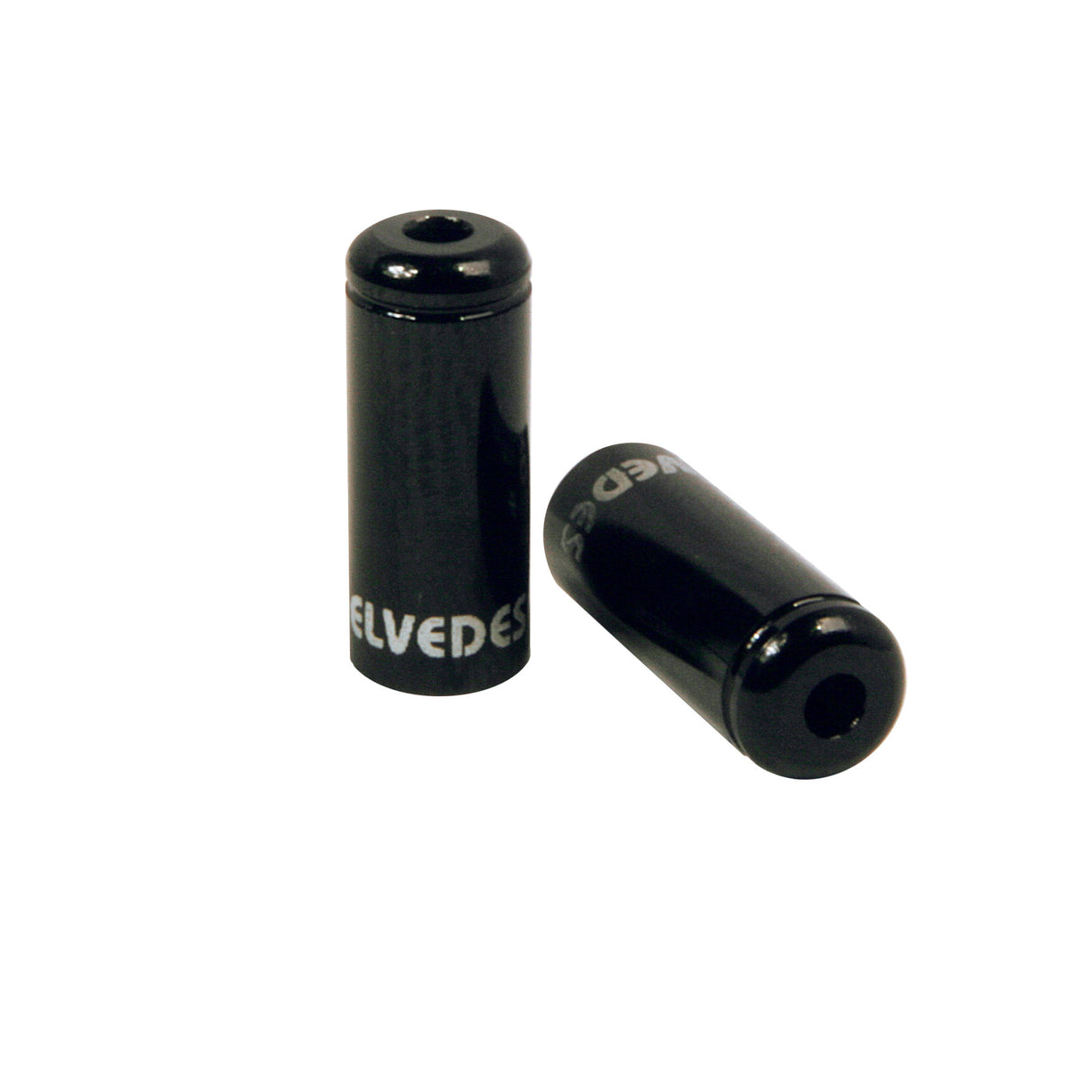 Cappone per cavi pt elvedes nero 5,0 mm | Alluminio 50 pezzi